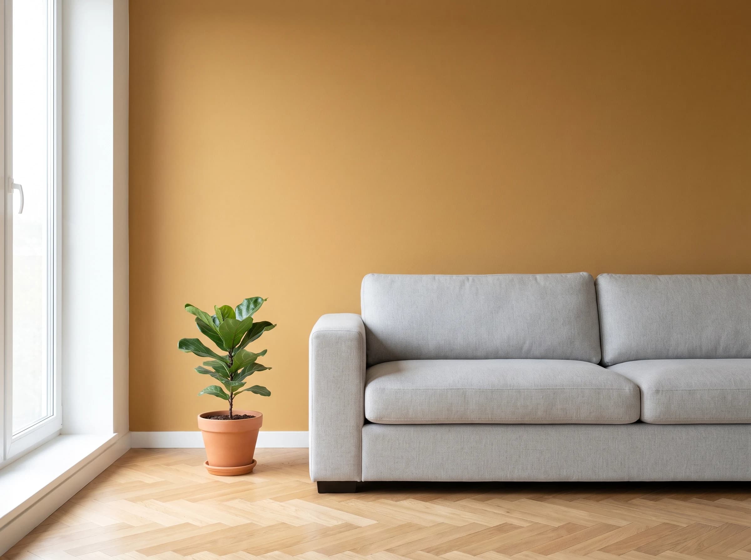 Wohnzimmer · Innenanstrich — nachher