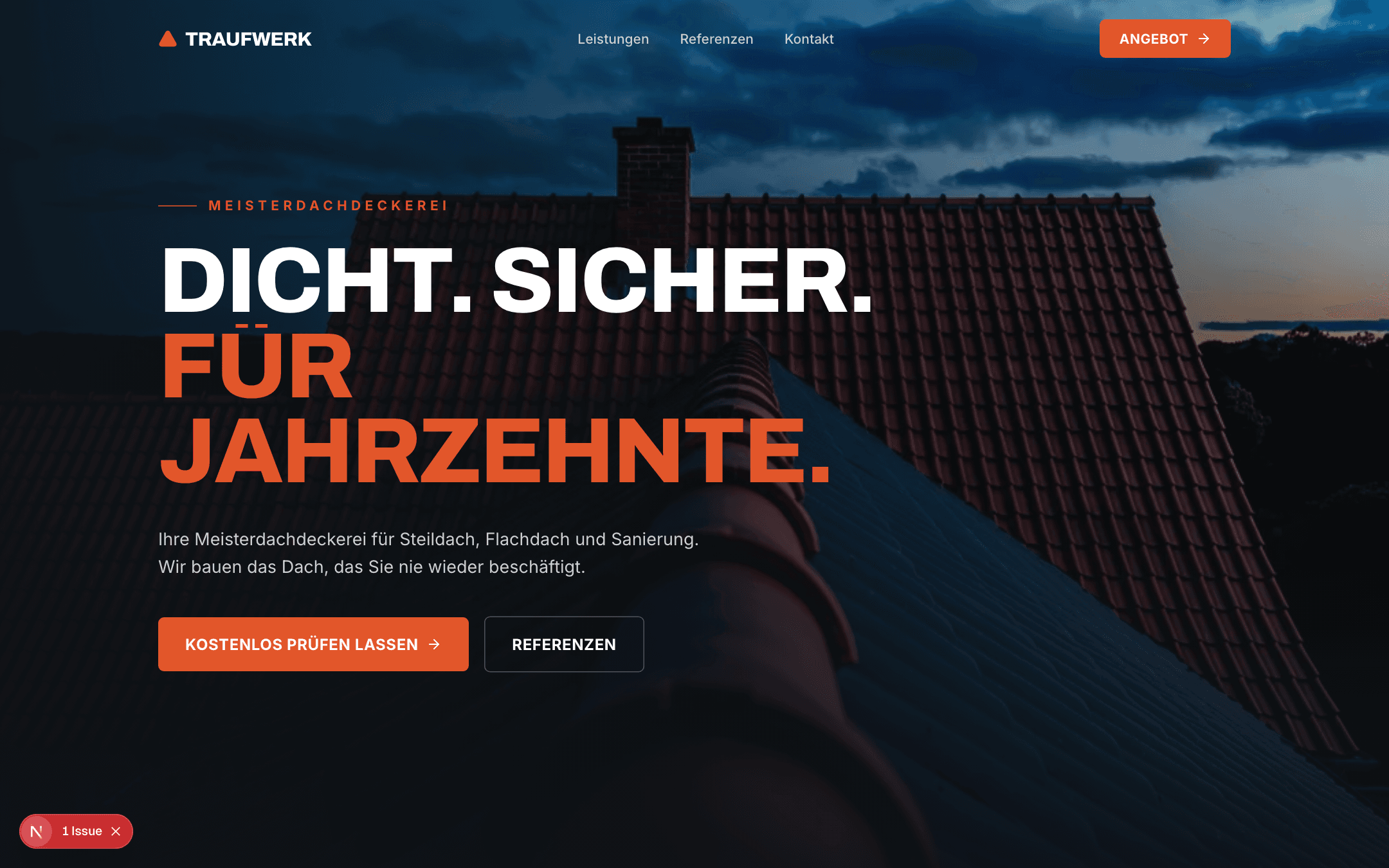 Die neue Traufwerk-Website von Cowatra